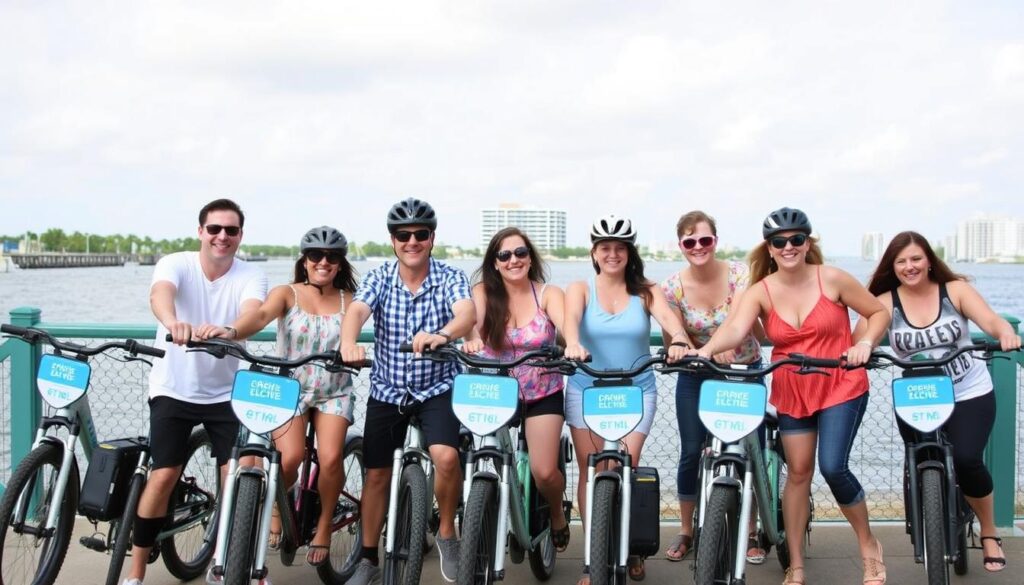 Happy customers with Tampa Bay eBike rentals Happy customers with Tampa Bay eBike rentals