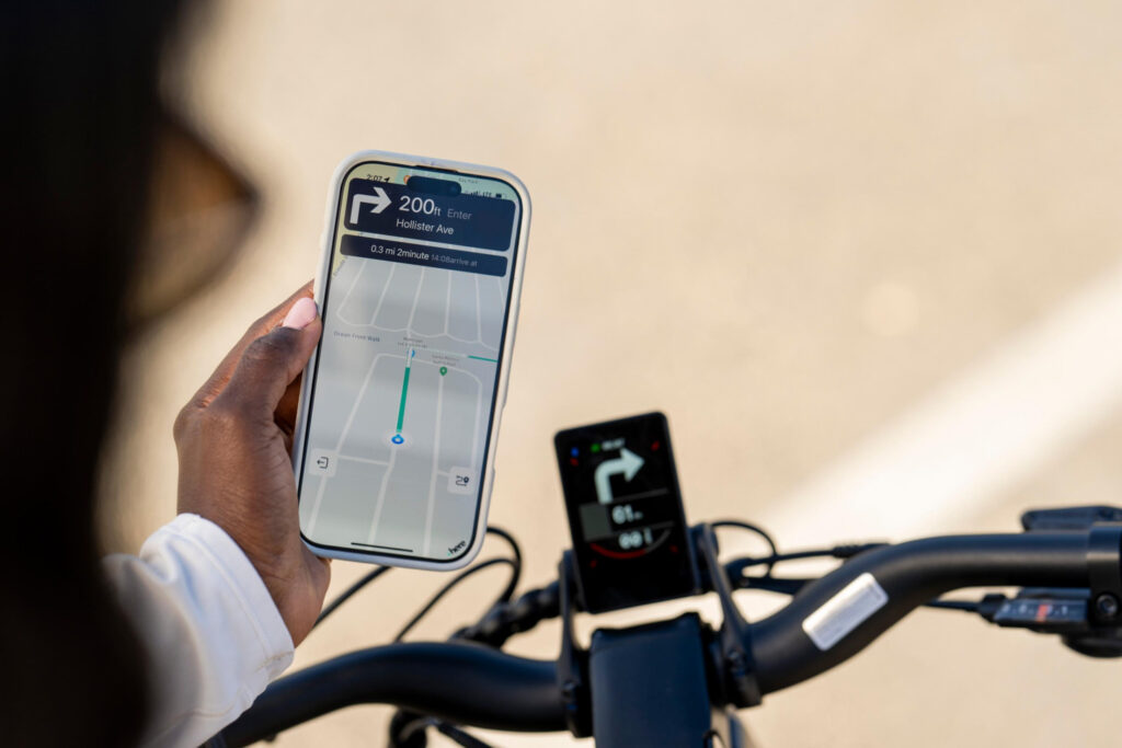 Segway Xafari Electric Bike smart display and controls
