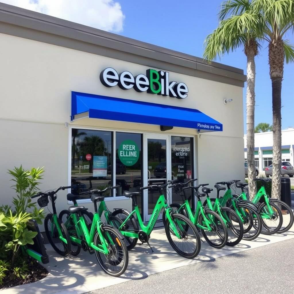 Tampa Bay eBikes Dunedin location near Pinellas Trail Tampa Bay eBikes Dunedin location near Pinellas Trail
