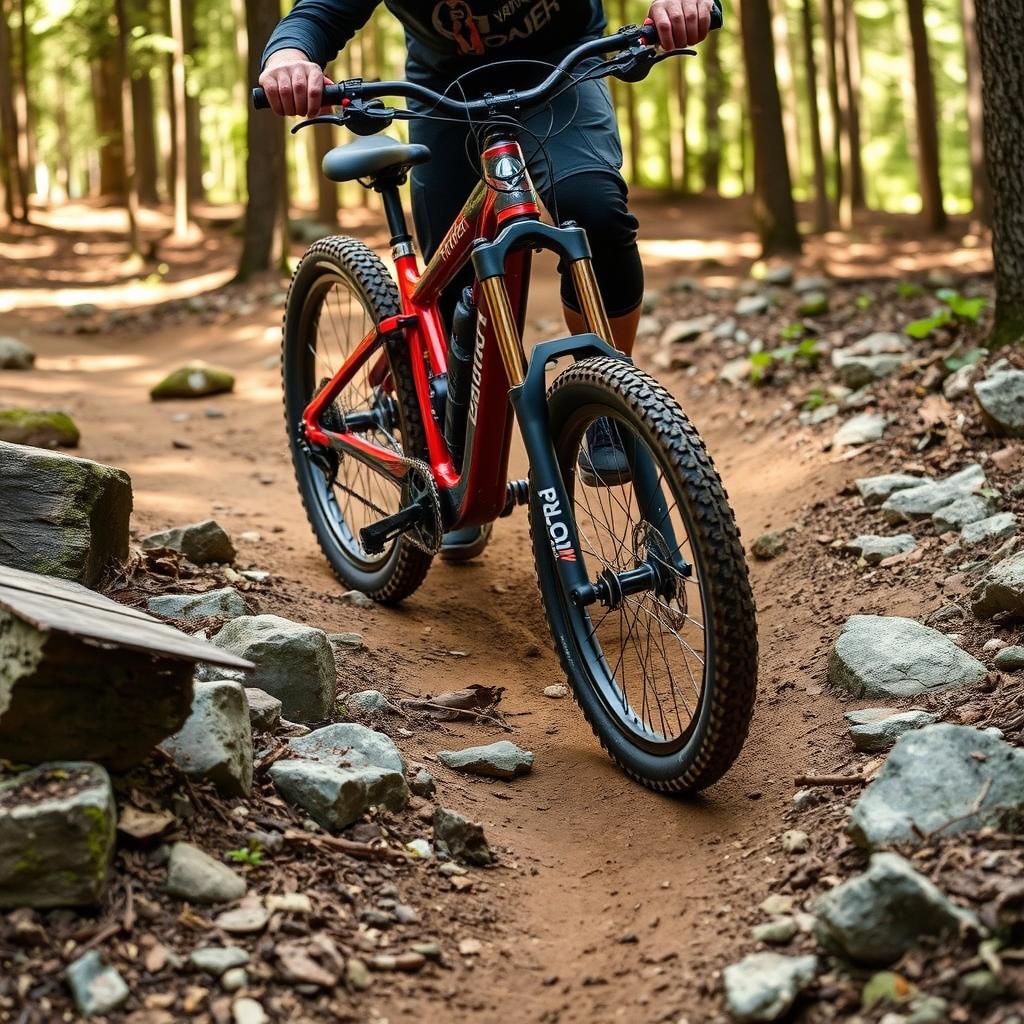 Velotric Nomad 2X on challenging off-road trail showing all-terrain capabilities Velotric Nomad 2X on challenging off-road trail showing all-terrain capabilities