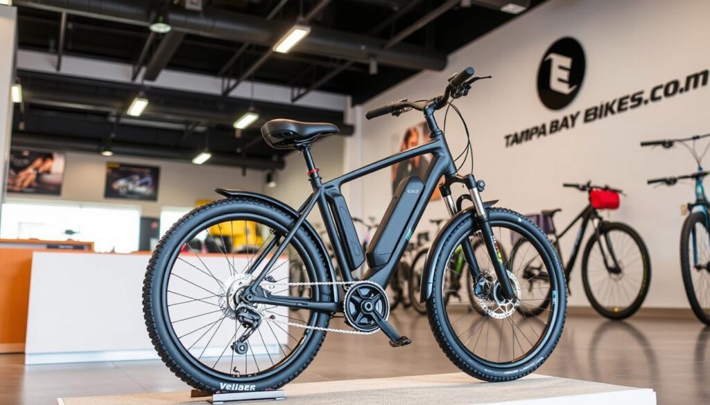 Velotric Nomad 2X on display at Tampa Bay Ebikes showroom Velotric Nomad 2X on display at Tampa Bay Ebikes showroom