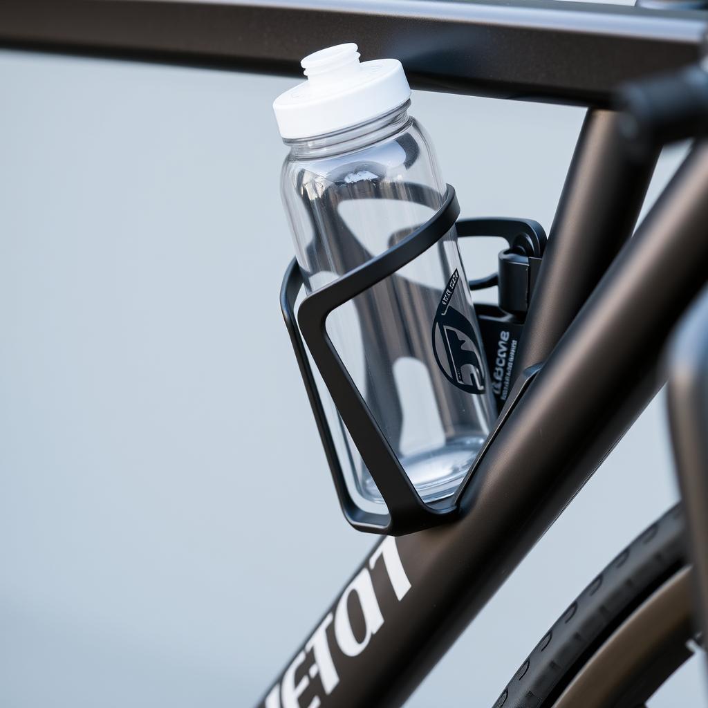 Aventon Water Bottle Cage mounted on Adventure M ebike Aventon Water Bottle Cage mounted on Adventure M ebike