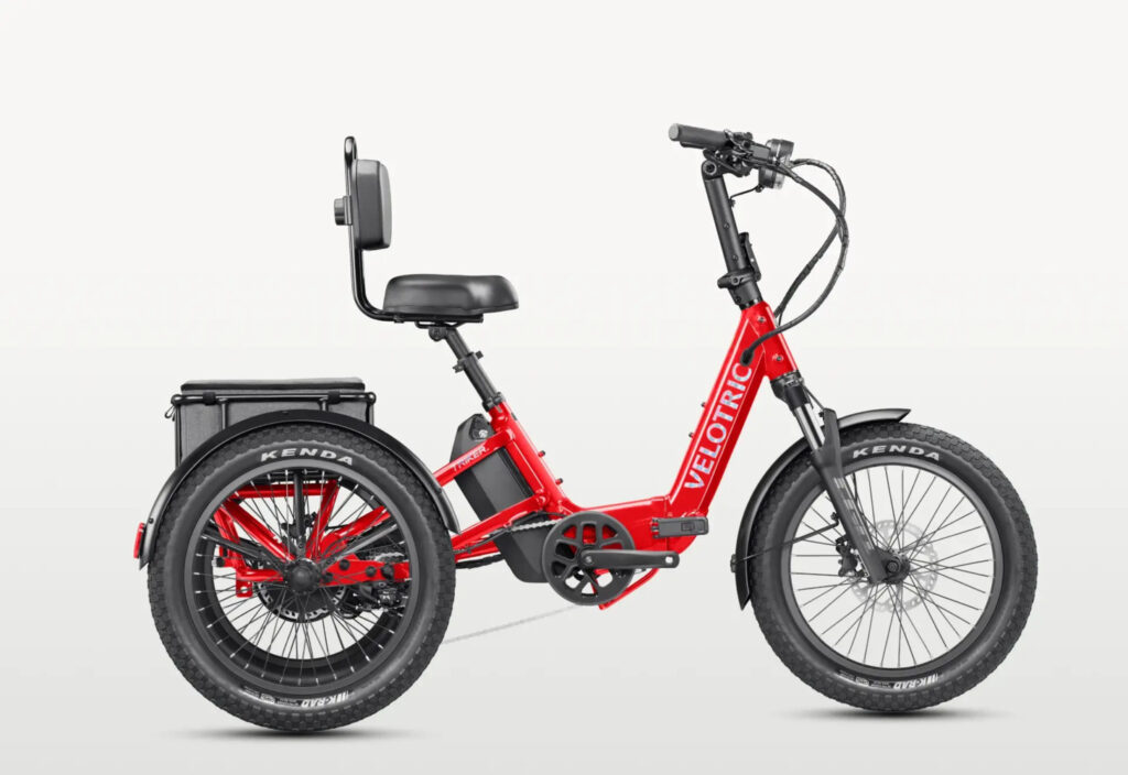 Velotric Triker in Cherry Crimson color Velotric Triker in Cherry Crimson color