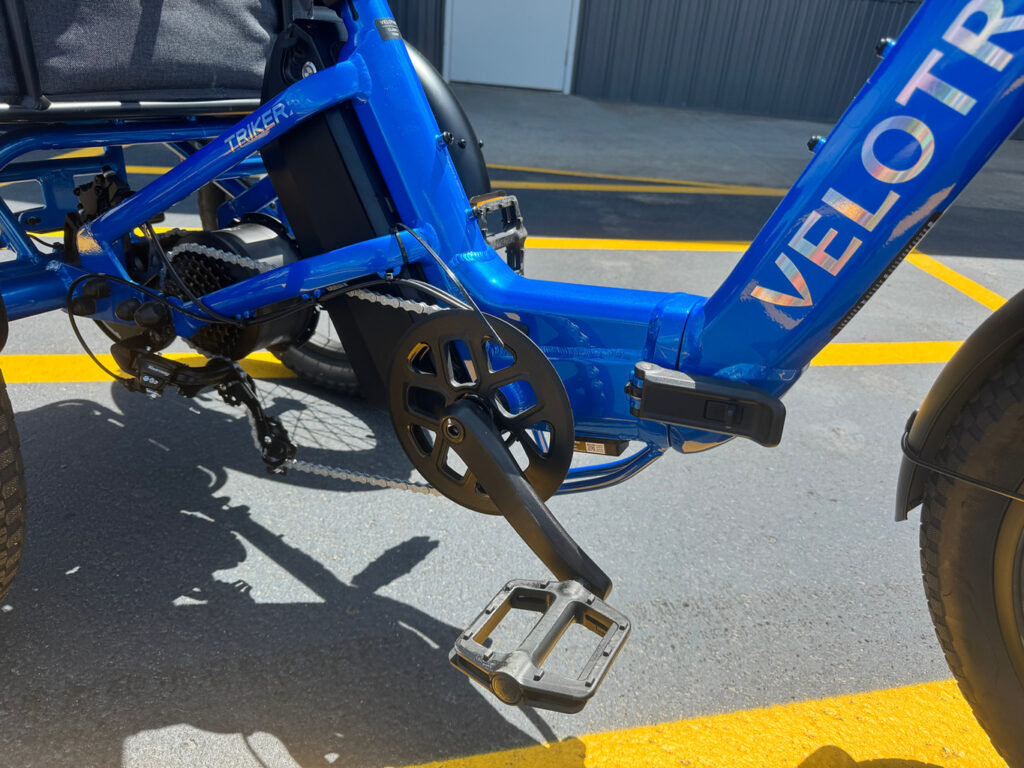 Velotric Triker powerful motor and battery system Velotric Triker powerful motor and battery system