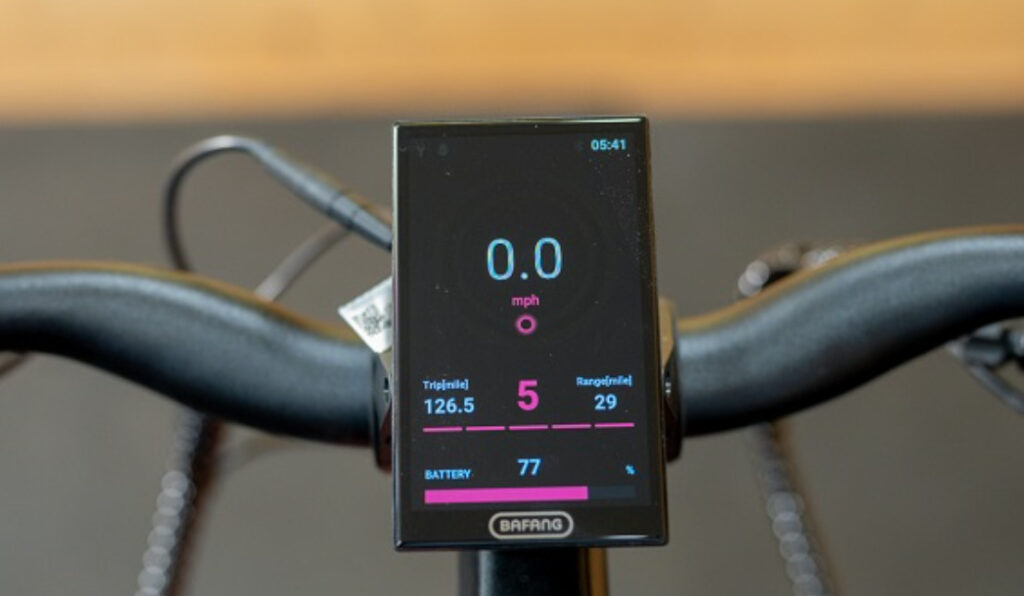 Person commuting on Key West Ebike in urban setting