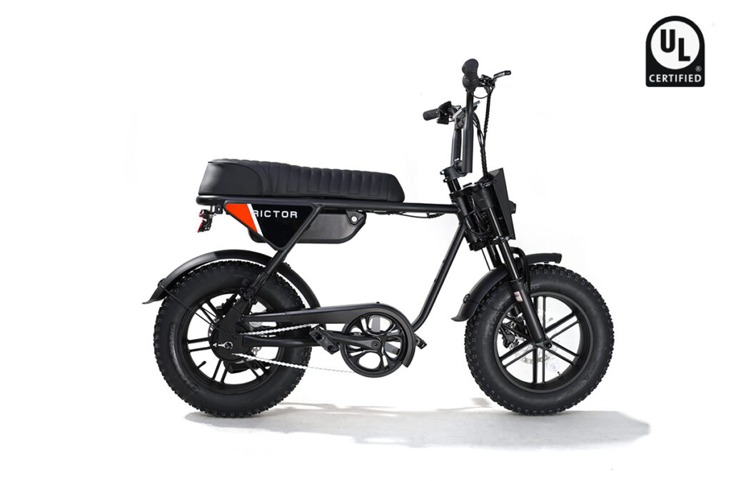 Rictor Flexx eBike 3/4 view (manufacturer photo, UL certified)