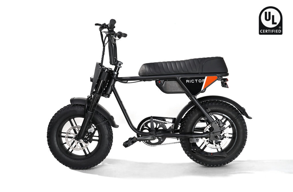 Rictor Flexx eBike alternate side view (manufacturer photo, UL certified)