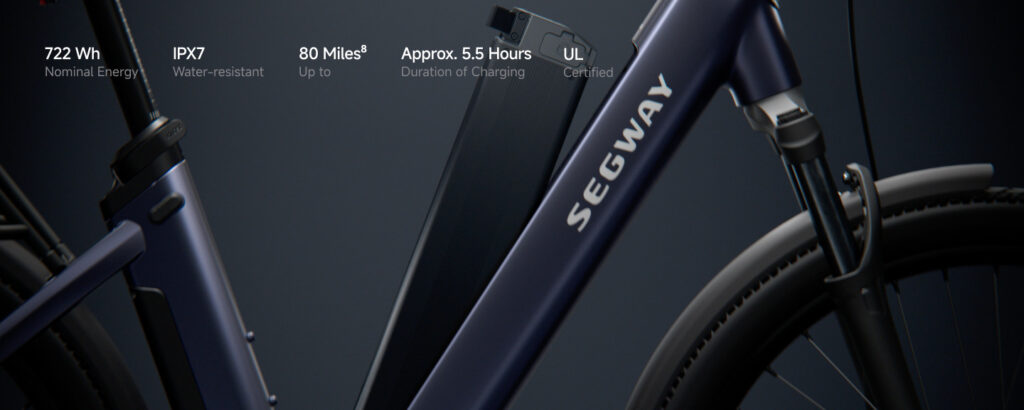 Segway Myon's high-performance motor and battery system in action