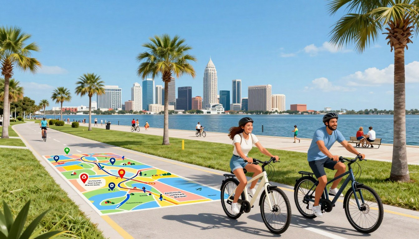 best places to ride eBike Tampa Bay