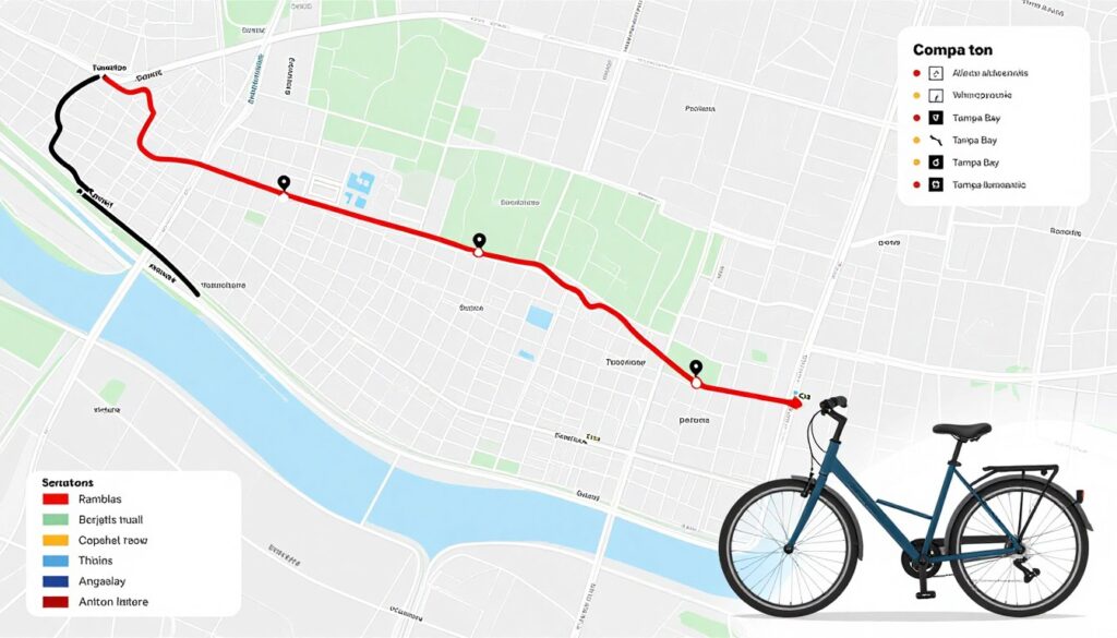 Tampa Bay area trail map