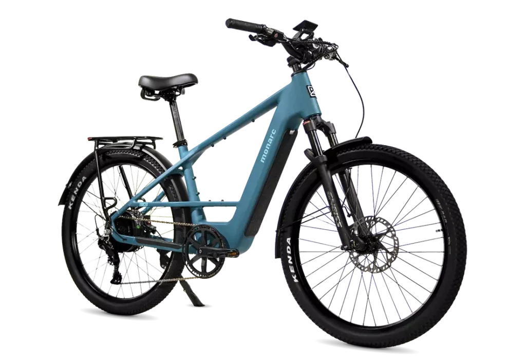 Monarc Tracer High-Step in Superior blue, front three-quarter view Monarc Tracer High-Step in Superior blue, front three-quarter view
