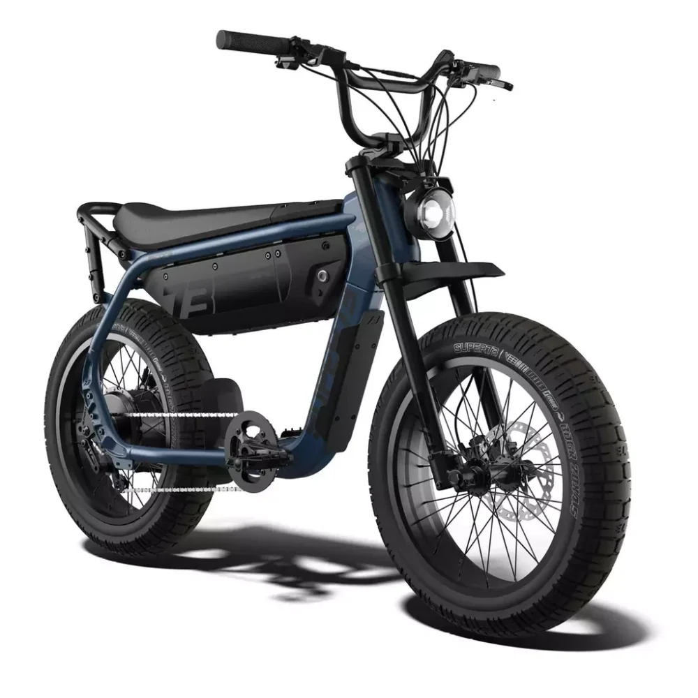 SUPER73-M1D Core in Slate, front three-quarter view