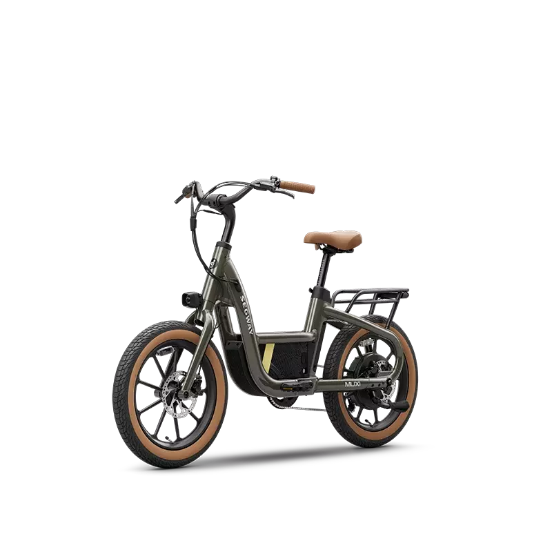 Segway MUXI in Olive Rush, front-left three-quarter view Segway MUXI in Olive Rush, front-left three-quarter view