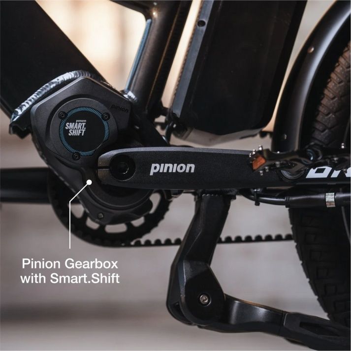 Lectric ONE Pinion gearbox and Smart.Shift unit close-up Lectric ONE Pinion gearbox and Smart.Shift unit close-up