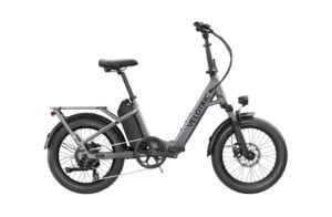 Velotric Fold 1 in Stone Gray, full side view